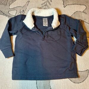 Carters Cozy Navy Kids Pullover
